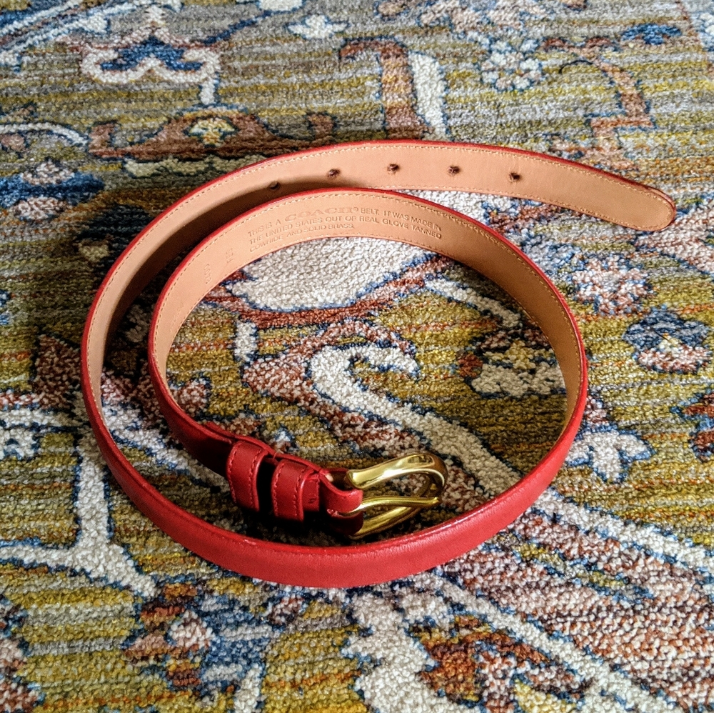 Coach belt